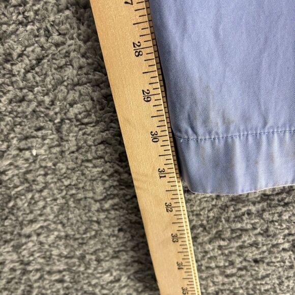 Polo Ralph Lauren Chino Pants 33x32 Blue Cotton Straight Fit Preppy - Picture 8 of 10